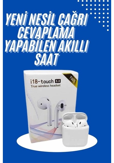 Mey İthalat Yeni Nesil Çift Mikrofonlu Dokunmatik Kablosuz Bluetooth Kulaklık