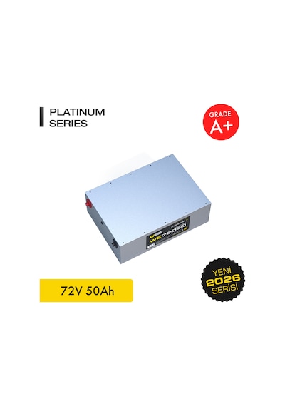 Werer Energy   72V 50Ah LiFePO4 Platinum Series  Bluetooth'lu Lityum Demir Fosfat Akü