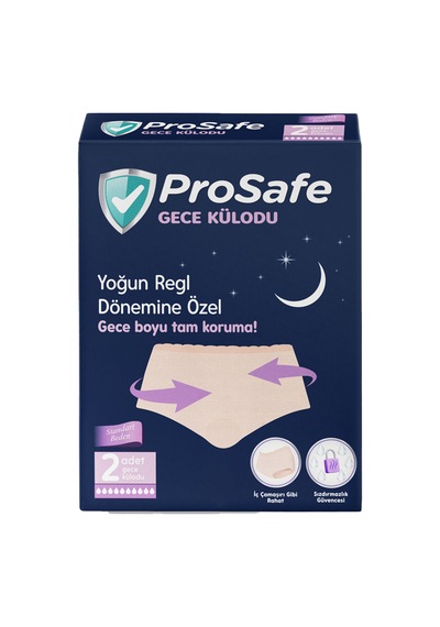 Prosafe Gece Külodu Yoğun Regl Dönemine Özel 1 Paket 2 Adet