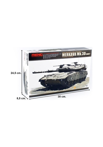 1/35 Merkava Mk.3d Erken Dönem Tank Maketi, Meng Ts001