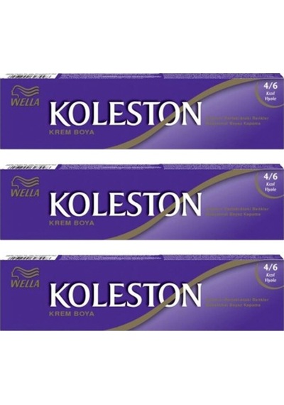 Koleston Tüp Boya 50 Ml - 4.6 Kızıl Viyole 3 Adet