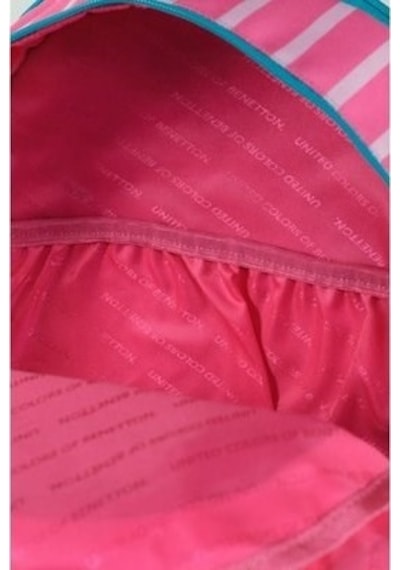 United Colors Of Benetton Unıted Colors Of Benetton Çift Bölmeli Sırt Çantası 03752 Pembe