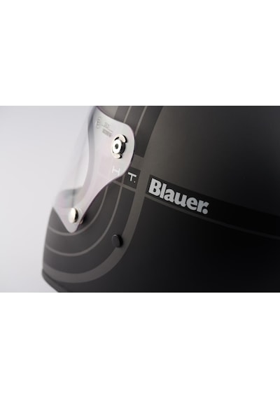 Blauer 80s Kapalı Motosiklet Kaskı Siyah