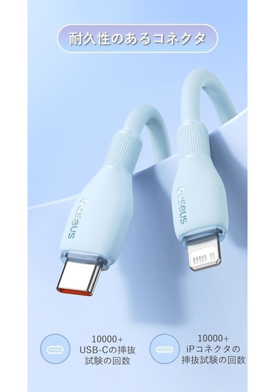 Baseus Pudding Usb To Type-c 100w Pd 2.0 Hızlı Şarj Kablosu 1.2 M Mavi