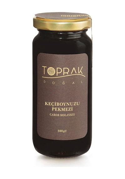 Toprak Doğal Antalya Şekersiz Keçiboynuzu Pekmezi Keçiboynuzu Özü 300 G