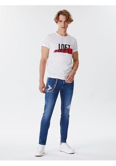LOFT Justin Skinny Fit Erkek Pantolon Lf2031346 Q1.v1 Denim