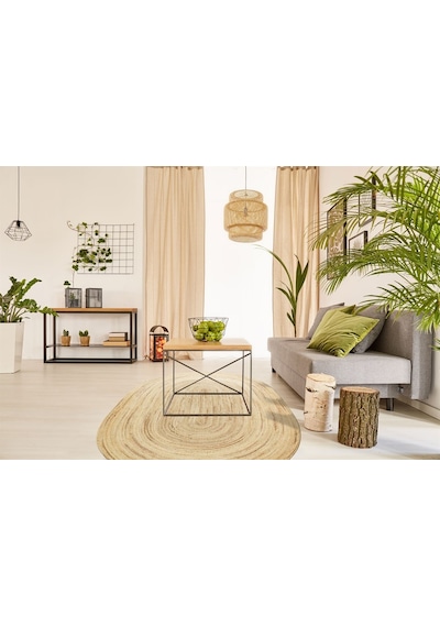 Eko Halı Juno Ech 01E Natural El Dokuma Naturel Jüt Hasır Halı - 120X180