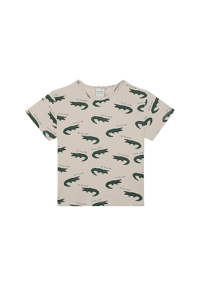Antebies Timsah Kısa Kollu Tshirt Şort Pijama Takımı Renkli