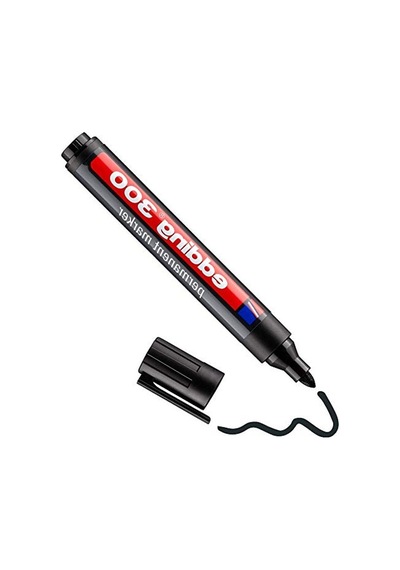 Siyah Permanent Markör, 1-1.5 Mm Yuvarlak Uçlu Ve Su Geçirmez 103 Ivory