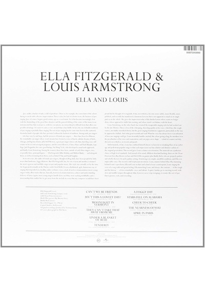 Ella Fitzgerald, Louis Armstrong - Ella And Louis - Plak