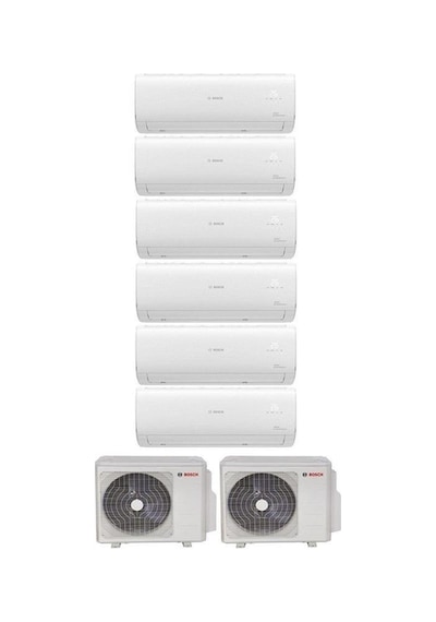 Bosch Multi Split Inverter Klima 64000 BTU 2 Dış + 2 İç Ünite (9 + 9 + 12 + 12 + 12 + 24)