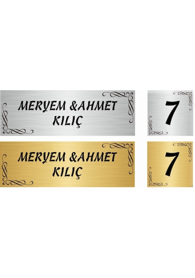 Kapı Isimliği Ve No
