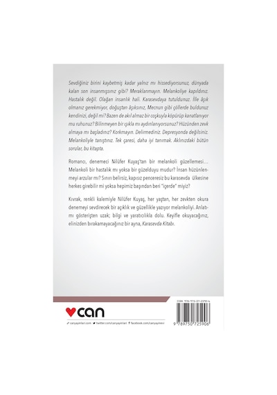 Karasevda Kitabı - Nilüfer Kuyaş - Can Yayınları