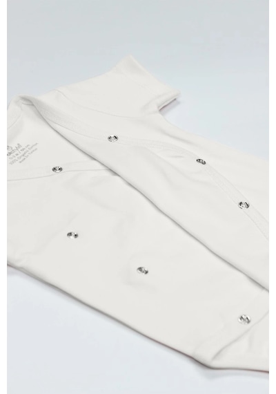 Mey İthalat Organik Natural Basic Style Kruvaze Yarım Kol Body Bs17101 Ekru Diğer