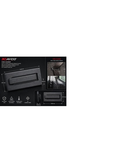 Ford Courier Emniyet Kemeri Durdurucu Braketi / Klipsi Arka Koltuk Emniyet Kemeri Kılavuzu Belt Guide Çift Satılır 001