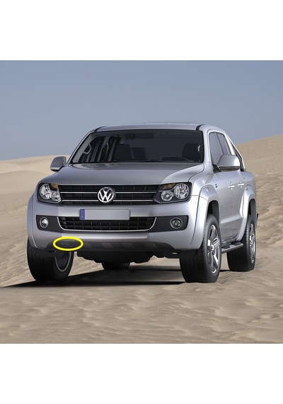 VW Amarok 2013-16 Ön Tampon Sağ Alt Çeki Demiri Kapağı 2HH807155A
