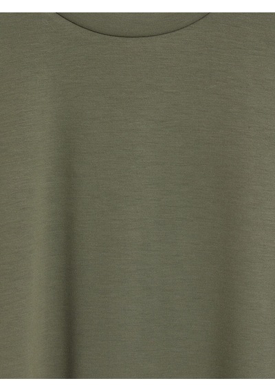 Lcw Modest Yeşil Soft Touch Kadın Sweatshirt Tunik