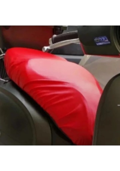 Kırmızı Vespa İçin Deri Sele Kılıfı 0000