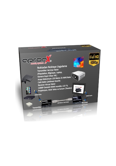 apronx cat5e / cat6 120 metre 1080p hdmi extender