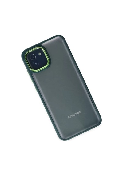 Newface Samsung Galaxy A03 Kılıf Dora Kapak - Haki Yeşil