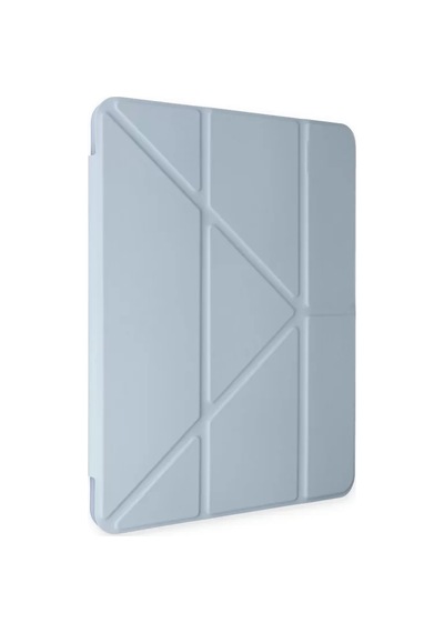 Newface Apple iPad Uyumlu Pro 11 2018 Kılıf Kalemlikli Mars Tablet Kılıfı - Mavi Arka Kapak