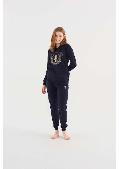 U.S. Polo Assn. U.s. Poloassn 16812 Kadın Uzun Kollu Pijama Takımı 001