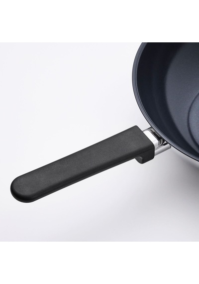 Wok Tava, Yapışmaz Kaplama-paslanmaz Çelik, 28 Cm Açık Bej