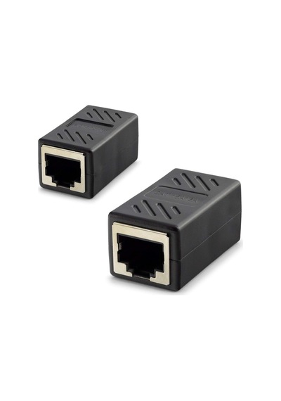 Hadron Hdx5066 Rj 45 Dişi - Dişi Uzatma Adaptörü - Siyah