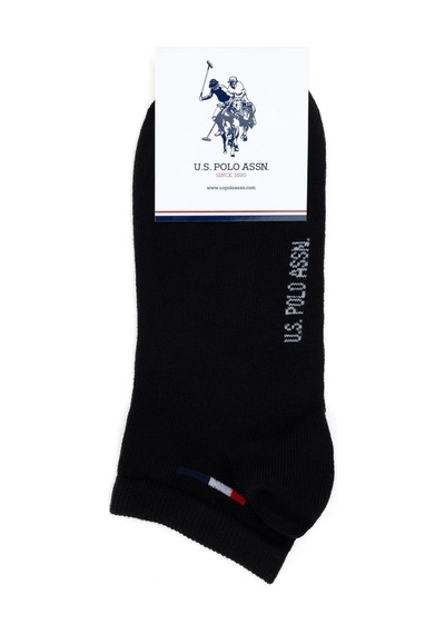 U.S. Polo Assn. U.s. Polo Ass. Erkek 2'li Patik Çorap James Siyah