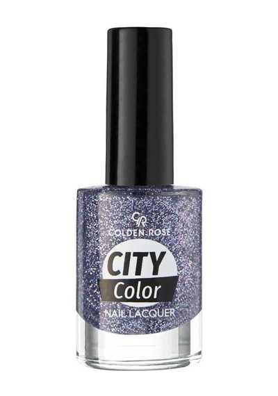 City Nail Lacquer Glitter No: 105 - Işıltılı Ve Uzun Süre Kalıcı Oje 10.2 Ml
