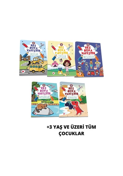 Çocuk Akademi Kes Boya Yapıştır Hepsi Bir Arada Paketi