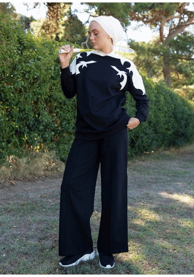 Mayovera Sweatshirt Kovboy S&b Siyah