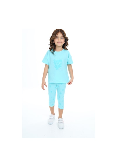 Toontoy Kids Toontoy Kız Çocuk Shıne On Baskılı Kaprili Takım Su Yeşili