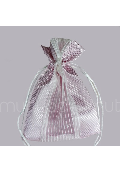 Mutluadim Parlak Önü Tüllü Kese 11X15Cm 12 Adet
