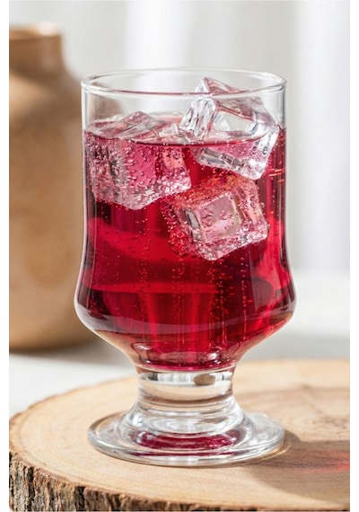 Lav Aria Cam Meşrubat Bardağı 6'lı 310 ml (Su Bardağı )