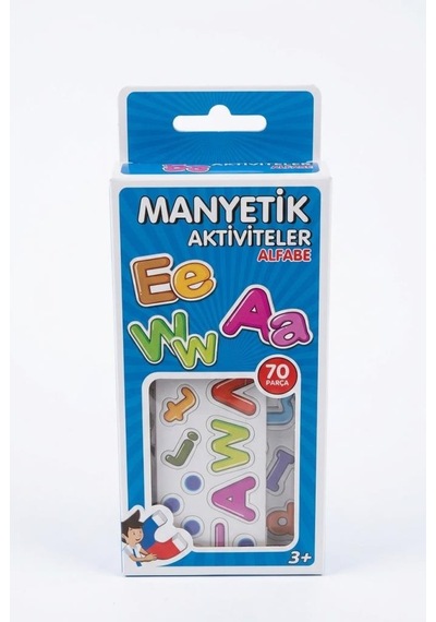 4'lü Magnet Oyun Seti 30 Parça Taşıtlar Meyveler Hayvanlar Ve 70 Parça Alfabe Oyun Seti
