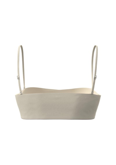 Calvin Klein Kadın Bandeau-rp Antik Beyaz Bikini Üstü-13392 Antik Beyaz