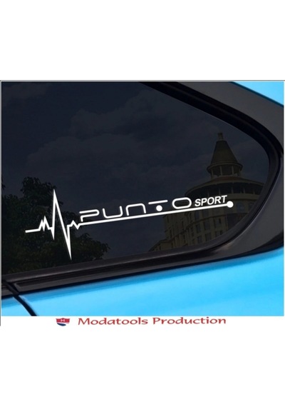 Fiat Punto İçin Uyumlu Aksesuar Yan Cam Sticker Oto Kapı Beyaz 20 7 Cm
