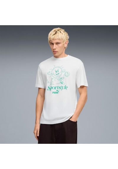 Puma Graphic Erkek Beyaz T-shirt 691781