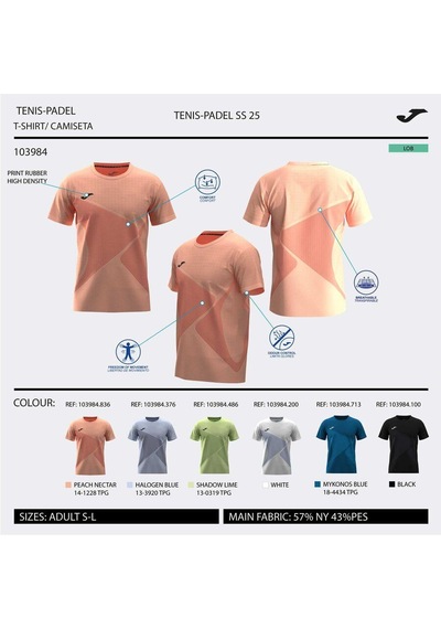Joma 103984.200 Challenge Erkek Spor Tişört Beyaz