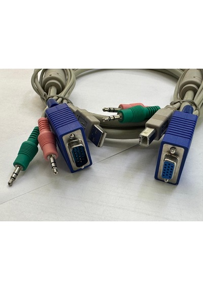 2 Metre Dişi Erkek Kvm Switch Kablosu Erkek Dişi Kvm Kablo