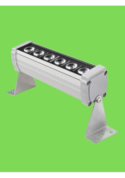 17 Cm 6 Watt Yeşil Işık Wallwasher Duvar Boyama Ip65