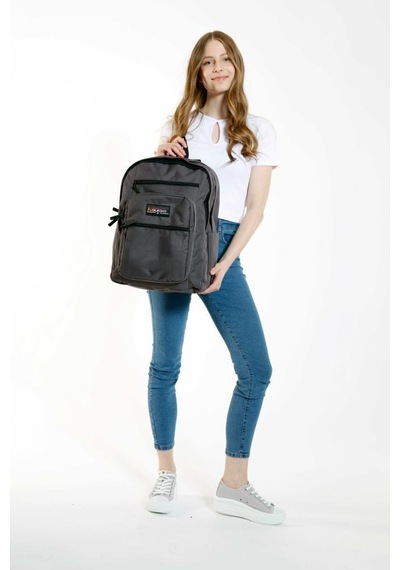 Kaukko Full Pocket Sırt Çantası Gri K1427