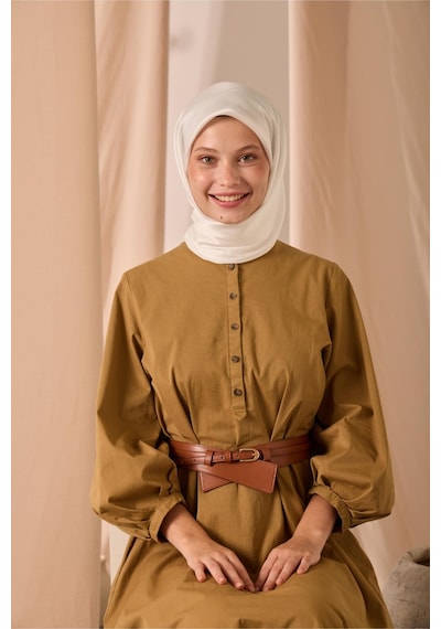 Silk Home Düz Shiny Eşarp 75006-72 beyaz