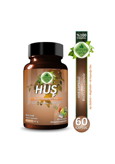 Gökçek Şifa Huş (Betula Pendula Capsule) 60 Kapsül