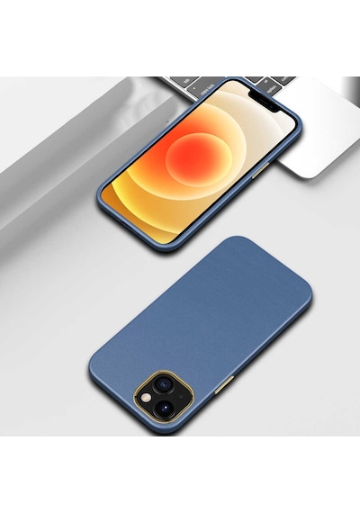 Apple Uyumlu iPhone 13 Mini Kılıf Deri Natura Kapak