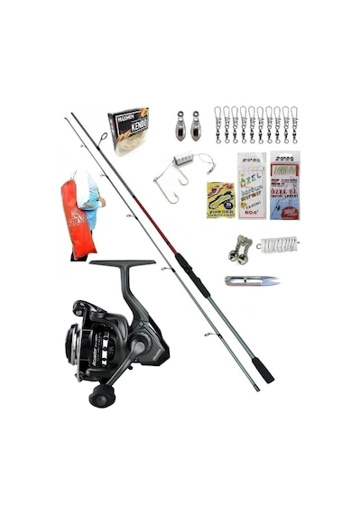 Acuador Acu-3000a Oslo Big Bass 270cm 15-40gr Kıyı Spin Olta Takımı Seti