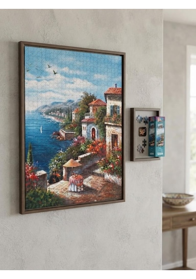 Yamaç Evleri Ve Güne Merhaba İkili Set - 1000 + 500 Parça İkili Puzzle Seti
