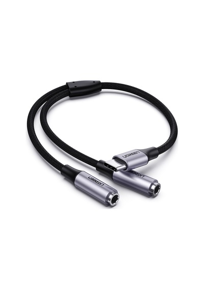 Ugreen 30732 Type C To 2 Li Aux Kulaklık Çıkış Çoklayıcı