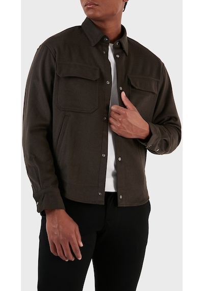 Emporio Armani Erkek Gömlek 6r1c61 1ntyz 05a6 Koyu Antrasit
